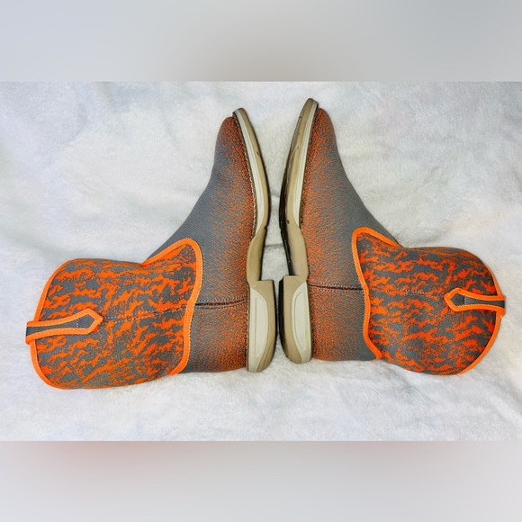 Laredo Orange and Gray Western Comfy Boots - Picture 5 of 11